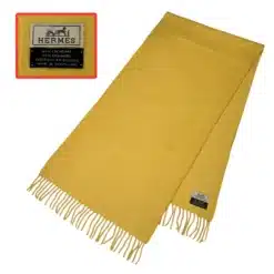 Hermes yellow color scarf