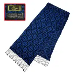 fendi acrylic scarf in blue color