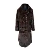 Full Length Beaver Fur Winter Mink Coat for Women