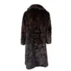 Full Length Beaver Fur Winter Mink Coat for Women