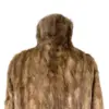 Women/Men’s Winter Brown Sheared Mink Coat for Sale