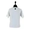 White Moncler Logo-Lettering Short Sleeve T-Shirt for Men