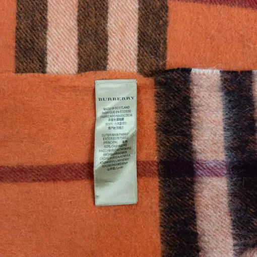 Vintage Burberry London 100% Cashmere Scarf for Women