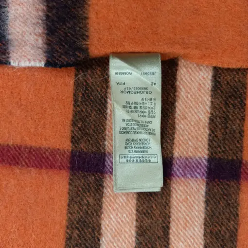 Vintage Burberry London 100% Cashmere Scarf for Women