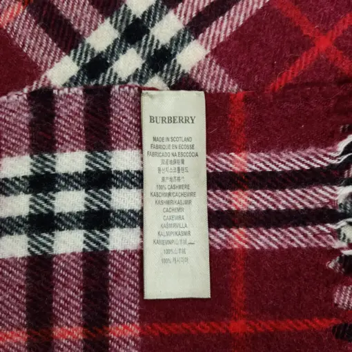 Super Soft Classic Burberry 100% Cashmere Scarf for Women