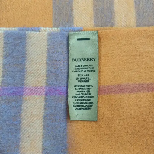 Ultra Soft Burberry 100% Pure Cashmere Scarf for Women