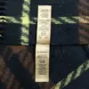 Brown Tartan Burberry Plaid 100%Cashmere Scarf -Made in Scotland