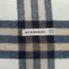 Burberry Genuine Vintage 100% Cashmere Winter Scarf for Women- Beige