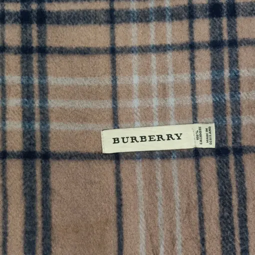 Burberry Genuine Vintage Giant Check 100% Lambswool Women Scarf