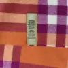 Orange Nova Check 100% Cashmere Burberry Scarf for Women (72’’x12’’)