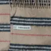 Burberry Genuine Vintage Camel Brown Women’s Striped Cashmere Scarf