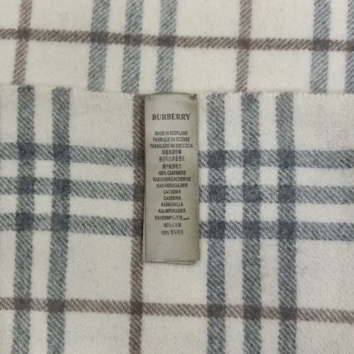 Genuine 100% Cashmere Super Soft Women Burberry Scarf