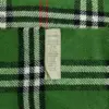 Nova Check 100% Cashmere Light Green Authentic Burberry Scarf Women