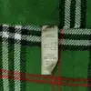 Nova Check 100% Cashmere Light Green Authentic Burberry Scarf Women