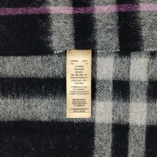 Giant Check 100% Cashmere Burberry Scarf Women