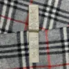 Original 100%Cashmere Nova Check Grey Vintage Burberry’s Scarf for Winters