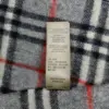 Original 100%Cashmere Nova Check Grey Vintage Burberry’s Scarf for Winters