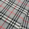 Original 100%Cashmere Nova Check Grey Vintage Burberry’s Scarf for Winters