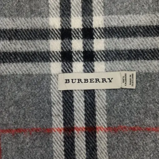 Burberry Genuine Vintage Multi-Colored/Grey Nova Check Winter Scarf