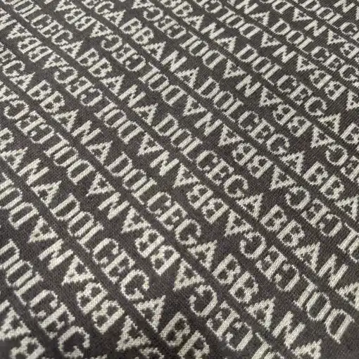 DOLCE & GABBANA D&G Logo Beige Signature Scarf - Image 3