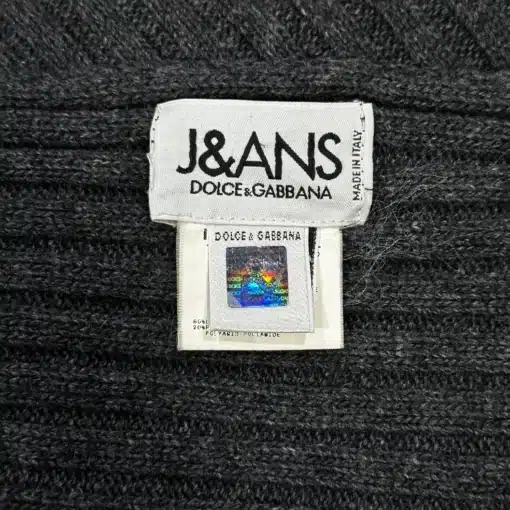 Dolce&Gabbana J&ANS Vintage Knitted Scarf - Image 4