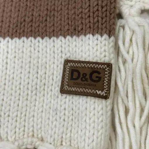 Dolce&Gabbana Knitted D&G Scarf - Image 3