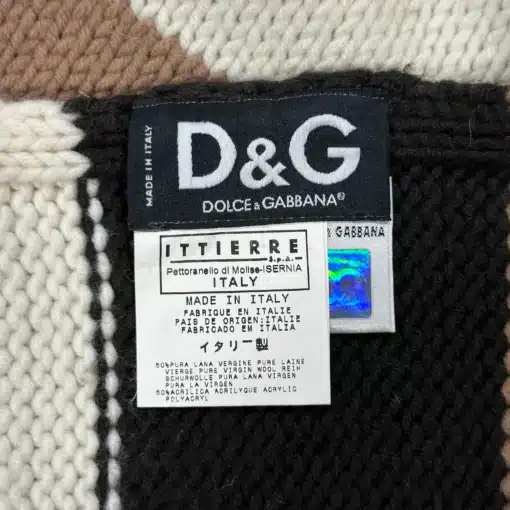 Dolce&Gabbana Knitted D&G Scarf - Image 4