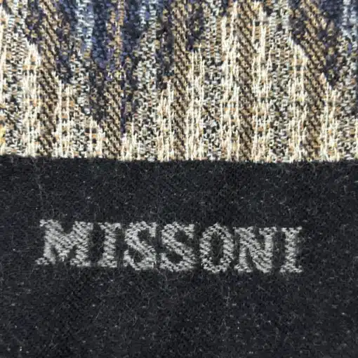 MISSONI ZigZag Pattern Wool Scarf - Image 4
