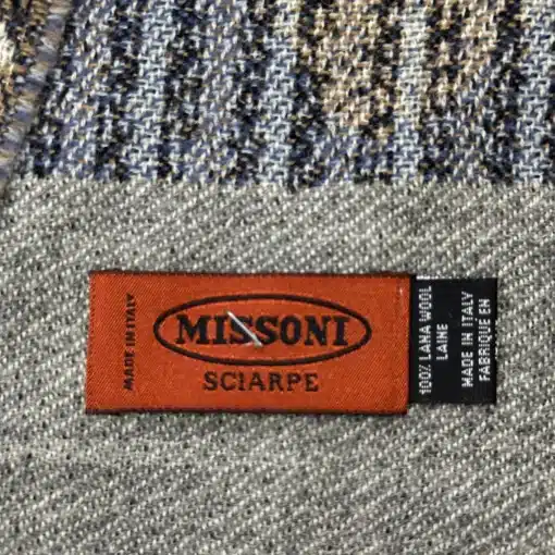 MISSONI ZigZag Pattern Wool Scarf - Image 5
