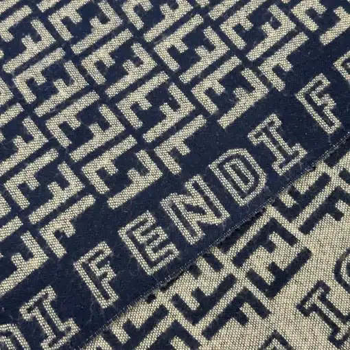 FENDI Roma FF Logo Wool Scarf - Image 2