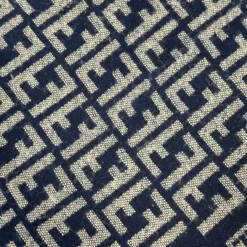 FENDI Roma FF Logo Wool Scarf - Image 3