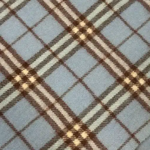 BURBERRY Classic Blue Nova Check Cashmere Scarf - Image 3