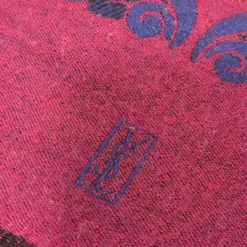 YvesSaintLaurent YSL Floral Vintage Scarf - Image 4