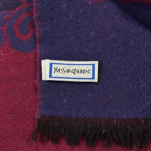 YvesSaintLaurent YSL Floral Vintage Scarf - Image 5