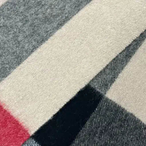 Giant Check Lambswool Beige Burberry Scarf - Image 5