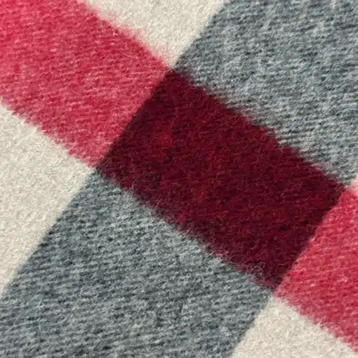 Giant Check Lambswool Beige Burberry Scarf - Image 3