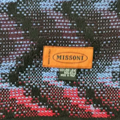 MISSONI Authentic ZigZag Wool Scarf - Image 4