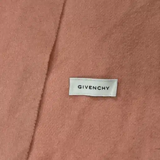 Authentic Givenchy Pink Wool Scarf - Image 2