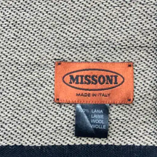 Original Missoni Multi color ZigZag Wool Scarf - Image 6