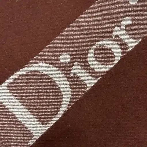 Christian DIOR Logo Maroon Scarf - Image 2