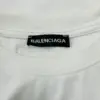 White Balenciaga Paris Men’s Short Sleeve T-Shirt