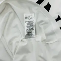 White Moncler Logo-Lettering Short Sleeve T-Shirt for Men