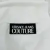 Versace Jeans Couture T-shirt White Golden Logo Print Cotton