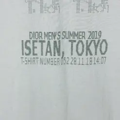 Original Men’s ISETAN TOKYO White Dior T-Shirt