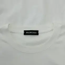 Original Designer Logo Men’s White Balenciaga T-Shirt