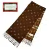 Givenchy brown color gg scarf