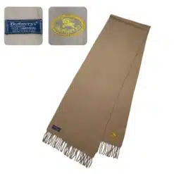 vintage burberry camel color scarf