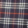 Authentic Navy Blue Burberry Vintage 100% Cashmere Scarf for Women