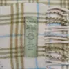 Original Nova Check Burberry Cashmere Scarf for Women- Made in Scotland