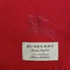 Original Burberry Logo-Embroidered 100% Cashmere Plain Scarf for Women